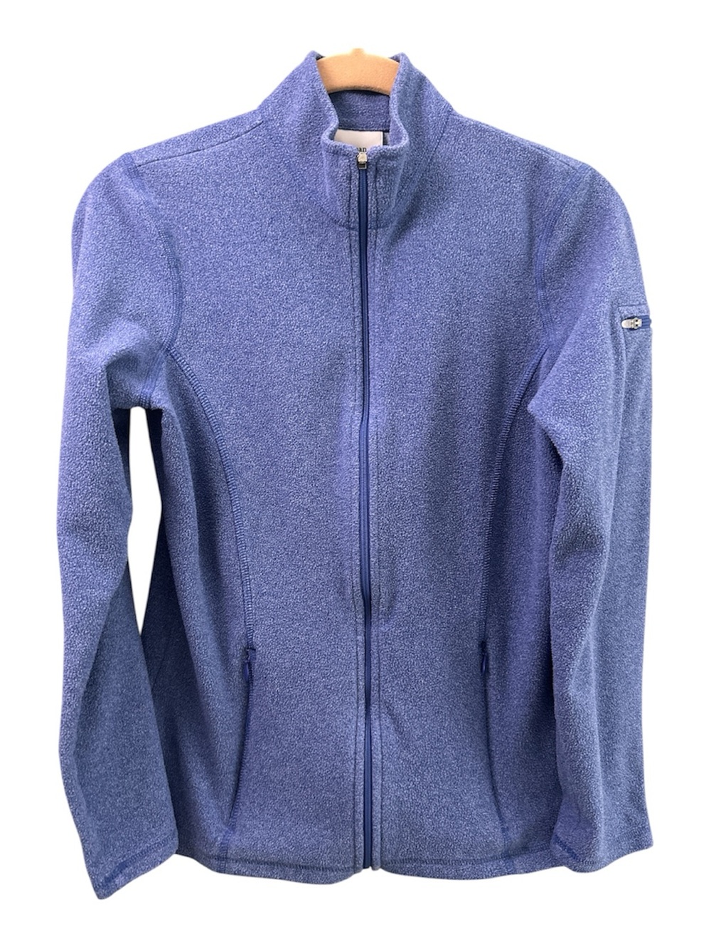 L.L. Bean Women's Periwinkle Full-Zip Teddy Fleece Jacket XS